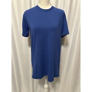 NWOT LulaRoe Top Womens Size X small Blue Short Sleeve Hi-low